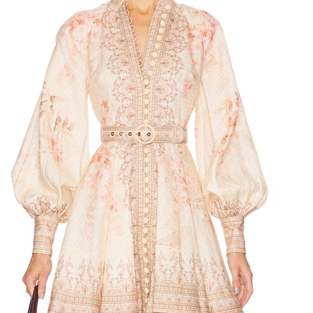 Zimmermann Women's Illuminate Mini Dress size 1/ small